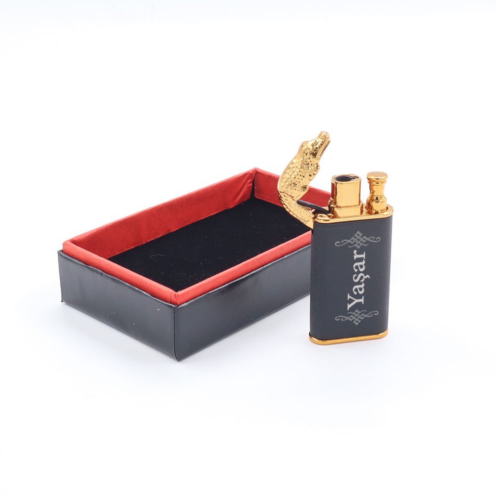 İsime Özel Ejderha Görünümlü Metal Çakmak