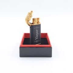 İsime Özel Ejderha Görünümlü Metal Çakmak