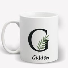 G Harfi İsime Özel Kupa Bardak