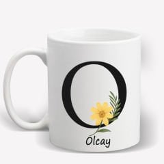 O Harfi İsime Özel Kupa Bardak