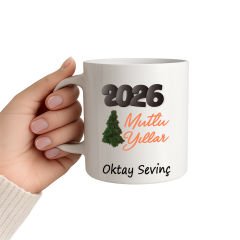 2026 Mutlu Yıllar İsimli Kupa Bardak