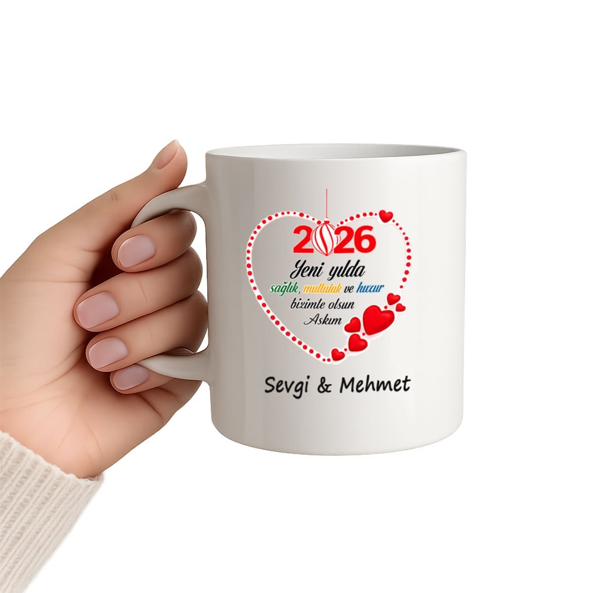 Kupa Bardak Kişiye Özel Yeni Yıl Hediyesi