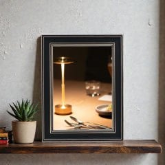 Siyah Lamine 15x21 Fotoğraf Çerçevesi