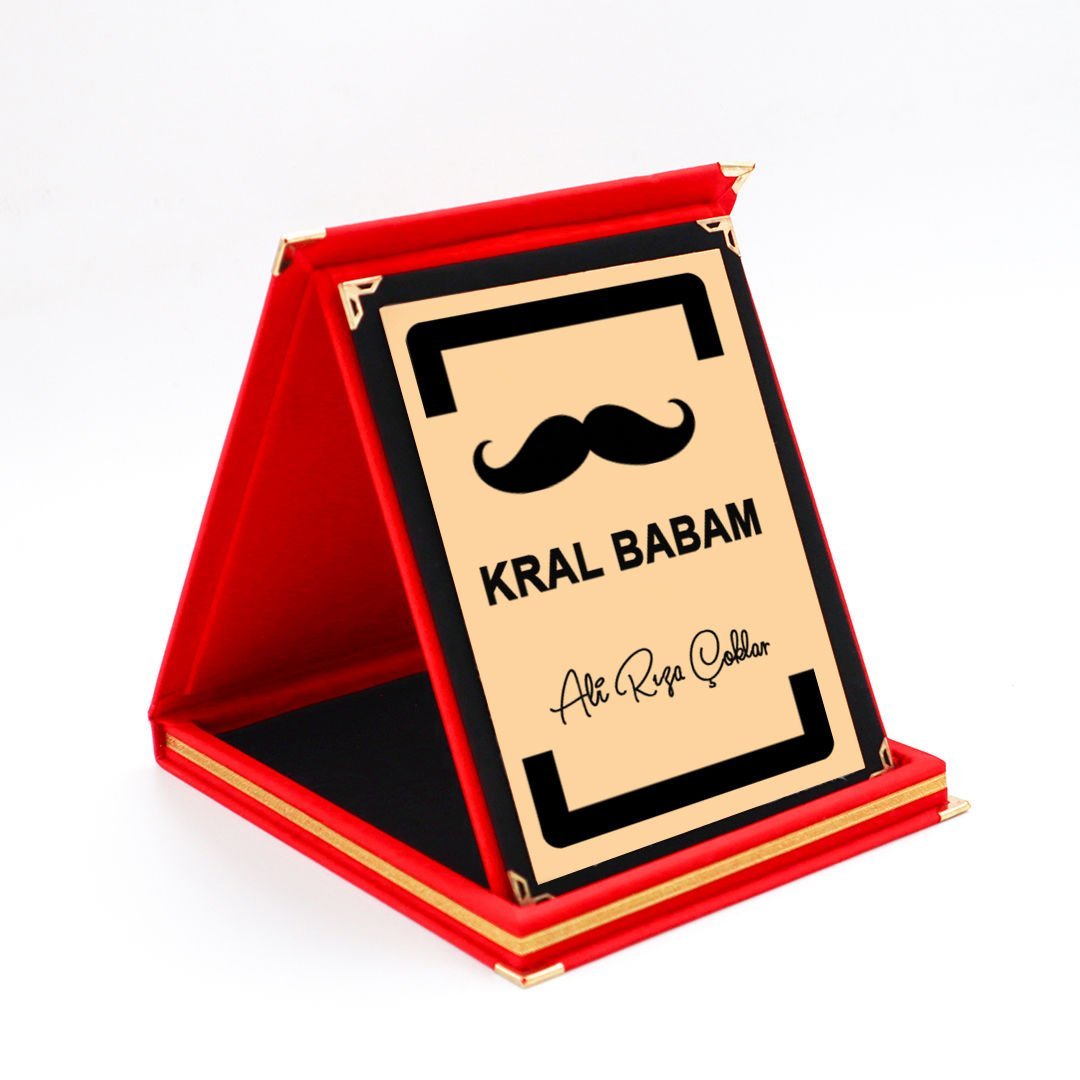 Kral Babam Gold Metal Plaket
