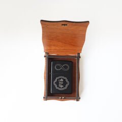 Kişiye Özel Ahşap Kutulu Metal Çakmak