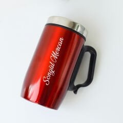 Kişiye Özel Paslanmaz Çelik Bardak Termos