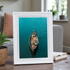 Beyaz 15x21 Lamine Fotoğraf Çerçevesi