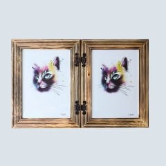 Ahşap İkili Fotoğraf Baskılı Çerçeve