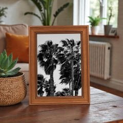 15x21 Lamine Kahverengi Fotoğraf Çerçevesi