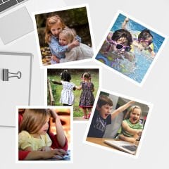 9x9 CM. Pola Kart Fotoğraf Baskısı-10Adet