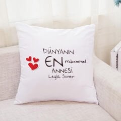 Dünyanın En Mükemmel Annesi Kişiye Özel Yastık