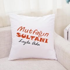 Mutfağın Sultanı Temalı Kişiye Özel Yastık